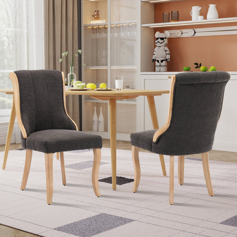 Chaise rembourrée l 20 po, Gris