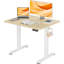 Electric Height Adjustable Standing Desk with Hooks-2084139915-2084139914