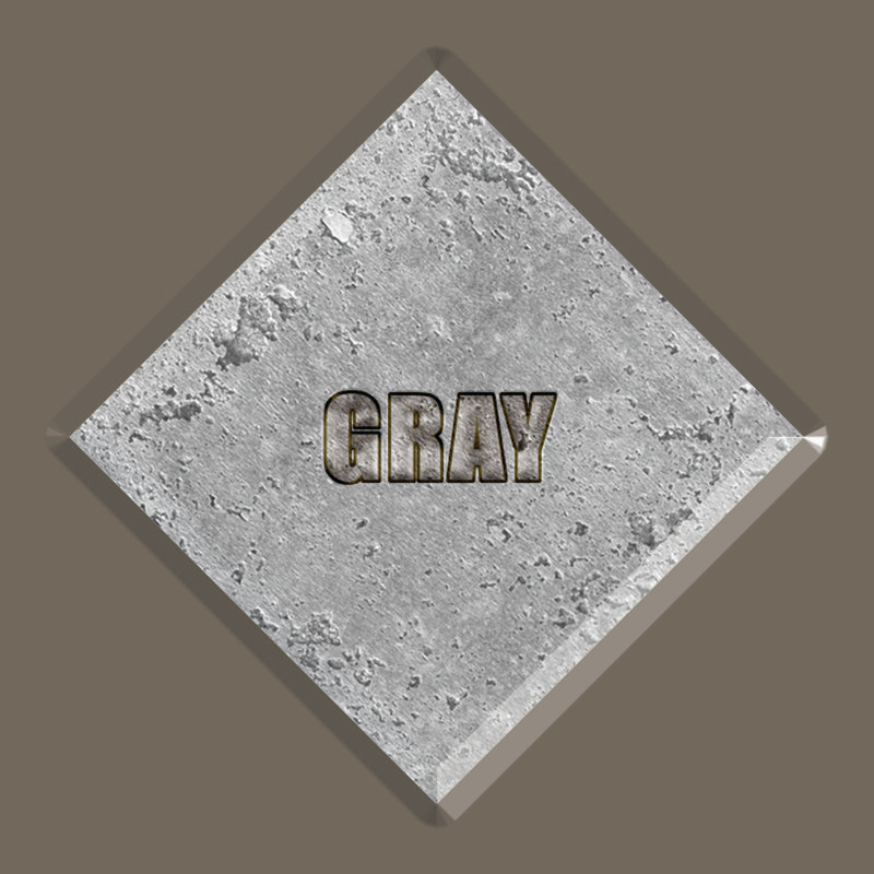Cadre de cheminée Regency, gris