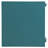 Teal 2-shelf End Table
