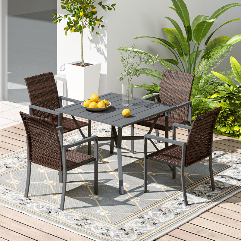 Fauteuil d'extérieur Nylo, Gris