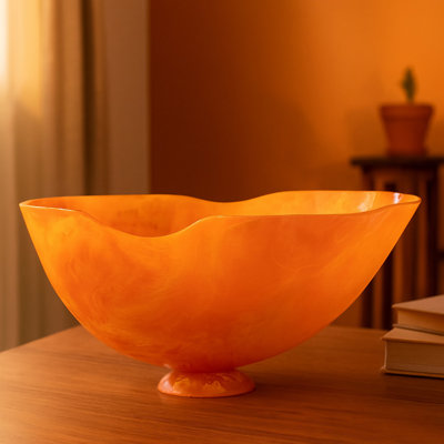 Large Fruit Bowl Resin Dia 21.2"
