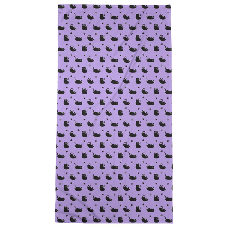 Serviette de plage Katelyn Elizabeth, Mauve