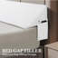 Coussin décoratif blanc avec coussin d'air en forme de couche d'air de 193 x 24,5 x 15 cm, 250 g, deux poches-1643843260-1643843250