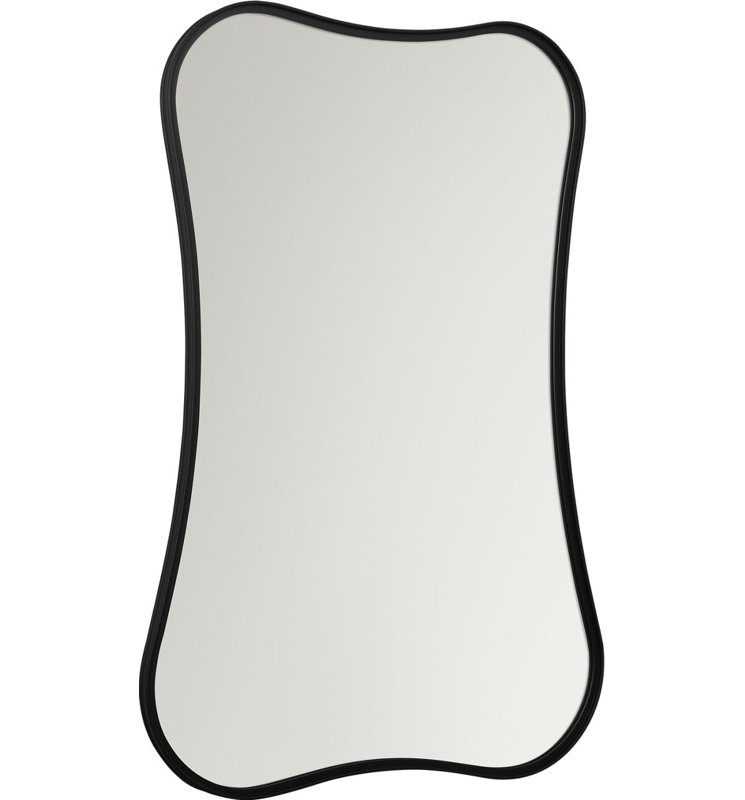 Cosway 24 x 36 Rectangular Mirror, Midnight Black