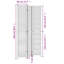 Paravent en bois massif 4 panneaux Paulownia-1424304342-1427523206