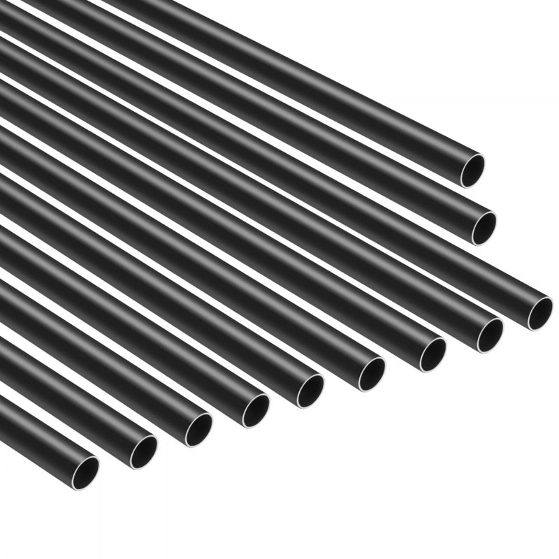 Barreaux d'escalier en métal, broches en aluminium avec vis / capuchons de rail, H 36 po x l 0,75 po x P 0,75 po