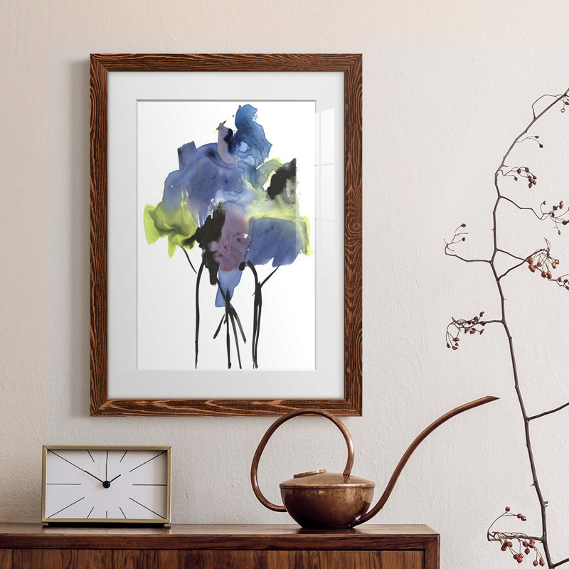 Nature's Bouquet I - Toile avec cadre de qualité supérieure - Prêt à être accroché, Toile avec cadre blanc, Non
