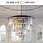 Lustres en cristal (noir)