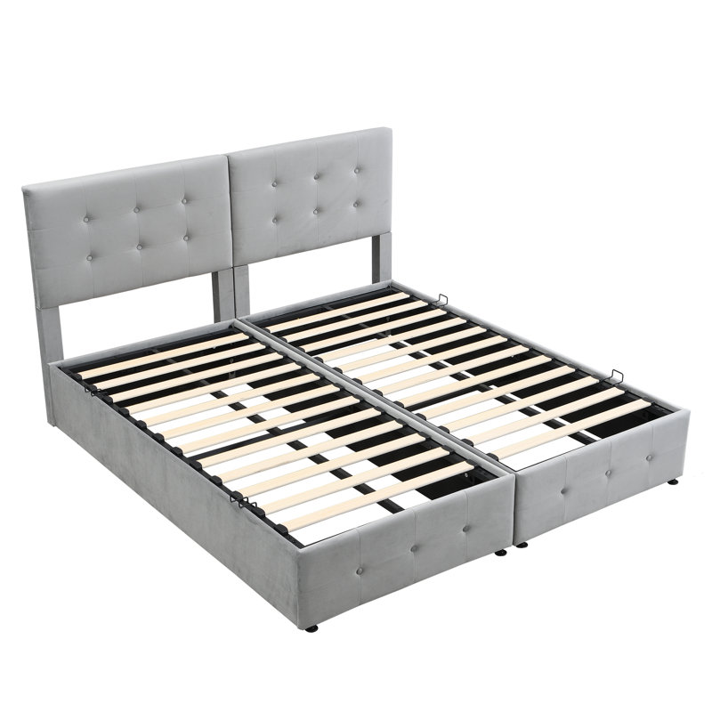 Metal Ottoman Storage Bed