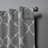 Nicole Miller Treillage Woven Room Darkening Blackout Hidden Tab/Rod Pocket Top Curtain Panel Pair-38042906-38042907