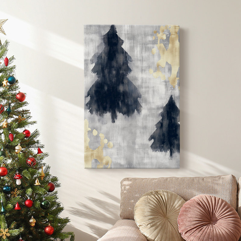 Art des Fêtes de Noël - Toile tendue avec châssis CCL XXXII, H 18 po x l 12 po