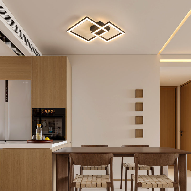  3000K 49Cm Square Flush Mount