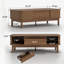 Table basse 47,2 po Mid-Century