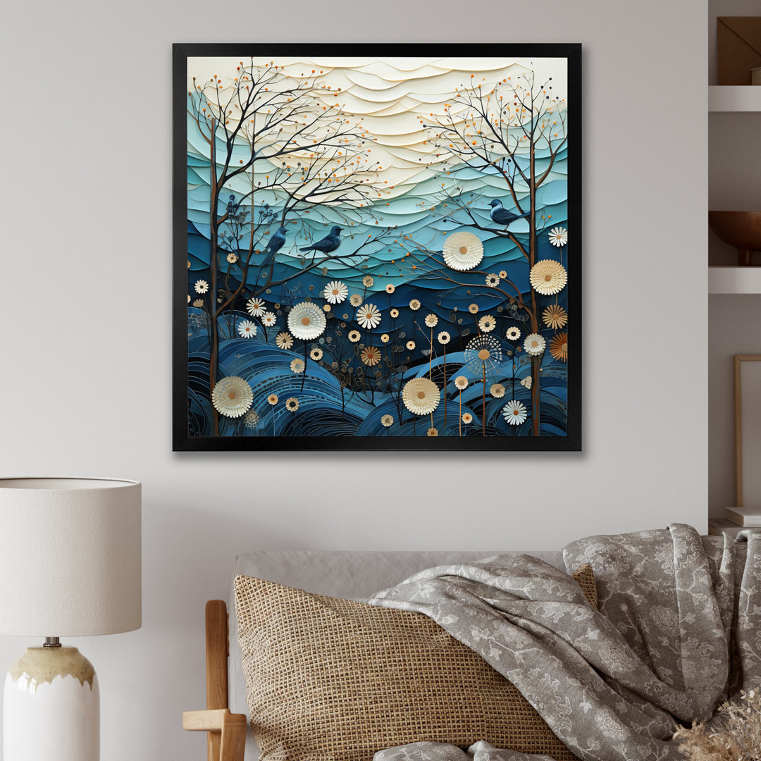 " Japon Serene Zen Minimalism IV " Red Barrel Studio®