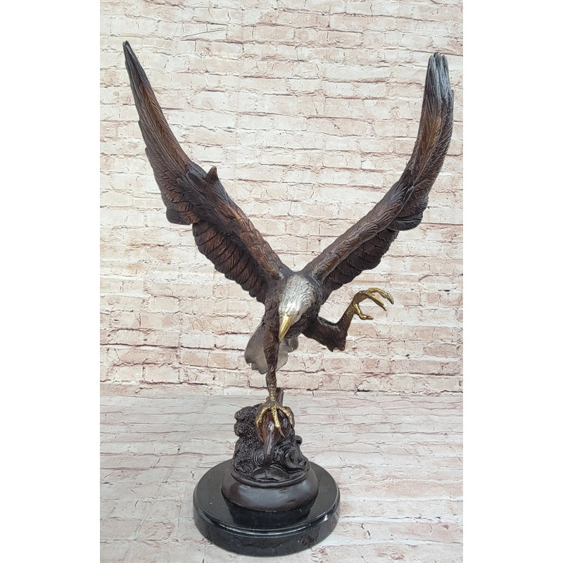 Statue aigle chauve américain Abdja