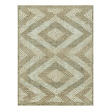 Moroccan Hand Knotted Geometric Area Rug