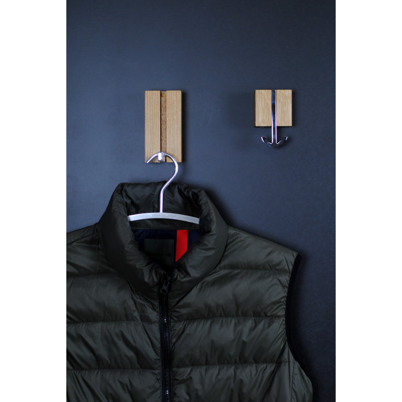 Ancora Coat Hook, Lacquered green