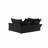 Comfortable Convertible Sofa with Soft Pillows and Removable Components for Versatile Use-840713903