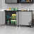 Heavy-Duty Metal Storage Cabinet with Wheels - 3 Drawer Tool Organizer for Garage, Office, and Home, Durable and Mobile
