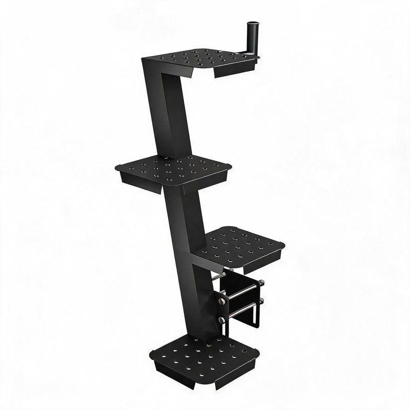 - Step Steel Lightweight Folding Straight ladder