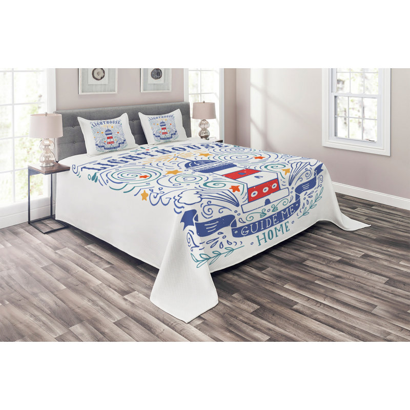 Coastal Polyester Coverlet