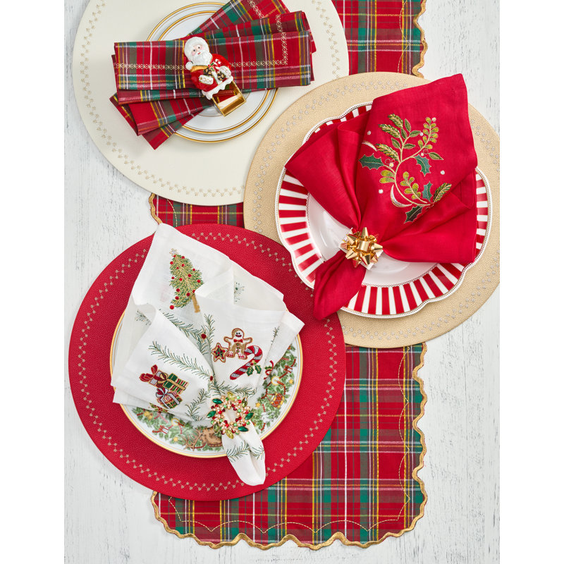 Holly Ribbon Napkin