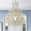 Lustre à 28 lumières de style bougie avec accents de cristal Stockard-49625042-49625041-49625044