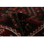 Baluch Black, Red Rug 3'10" x 9'5"