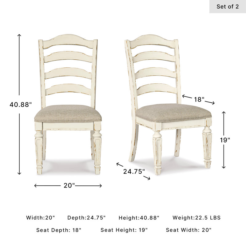 Chaise à dossier échelle Ahjah