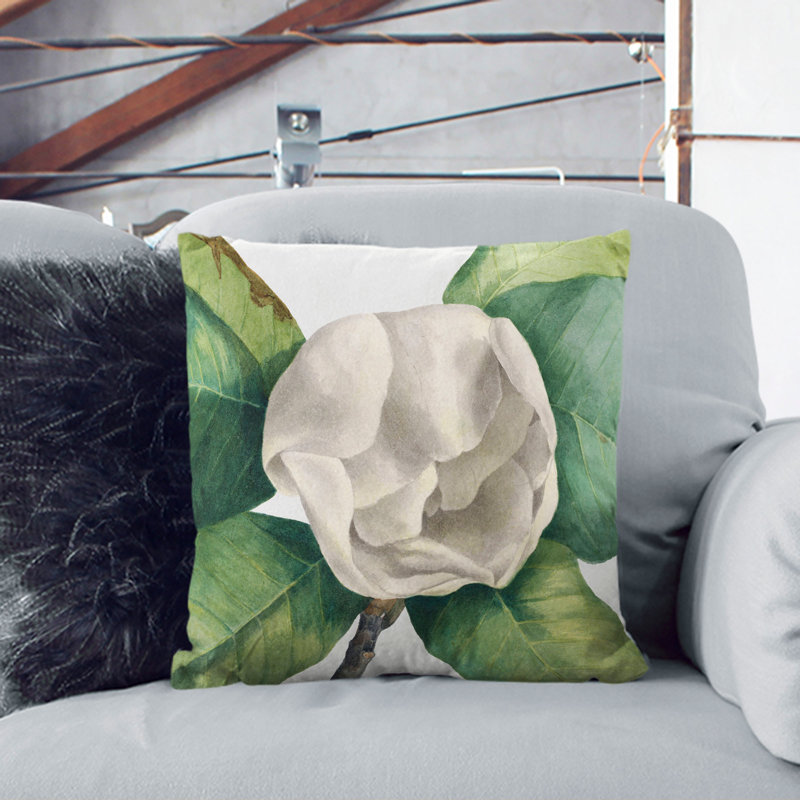 Southern Magnolia Vol.2 Floral Scatter Cushion, 40cm H x 40cm W x 15cm D
