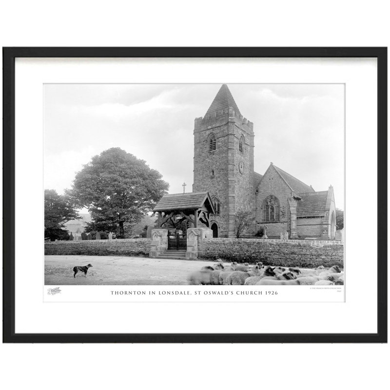 Thornton In Lonsdale, St Oswald's Church 1926 by Francis Frith - Single Picture Frame Print, 40cm H x 50cm W x 2.3cm D