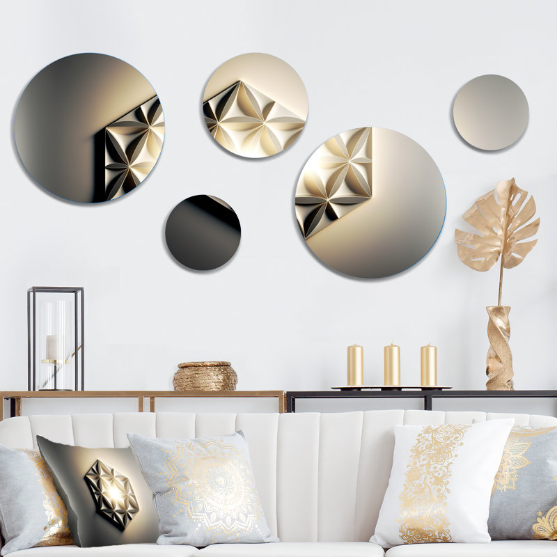Abstract Wall Decor on Metal
