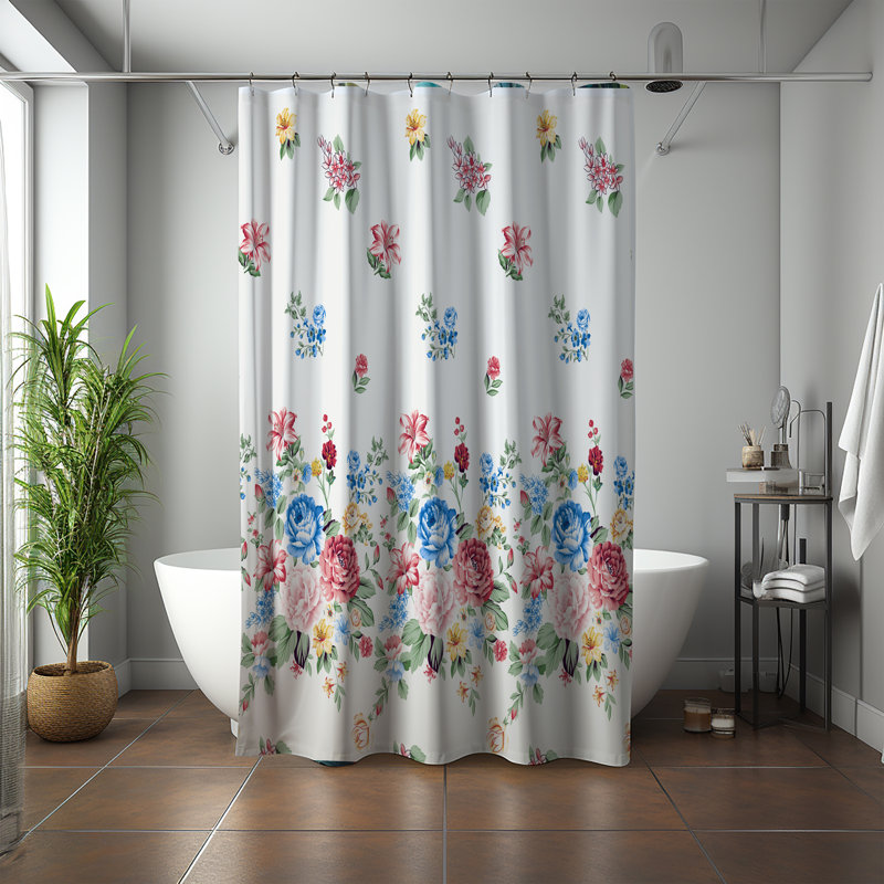 Rideau de douche, H 70 po x l 72 po