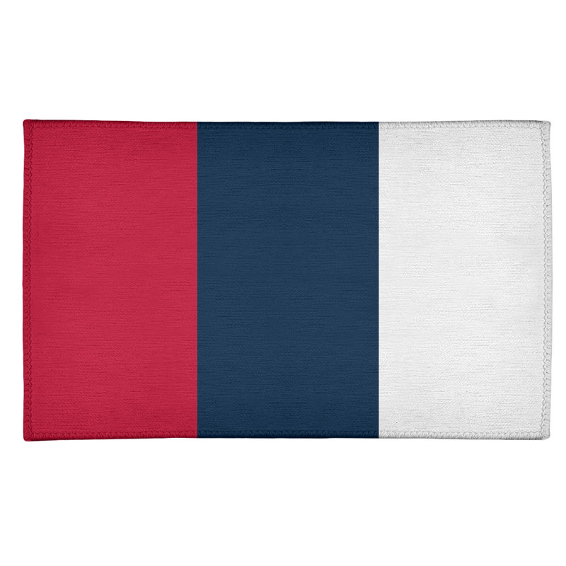 Tapis en poly-rayures de football new england, Rectangle 2 pi x 3 pi
