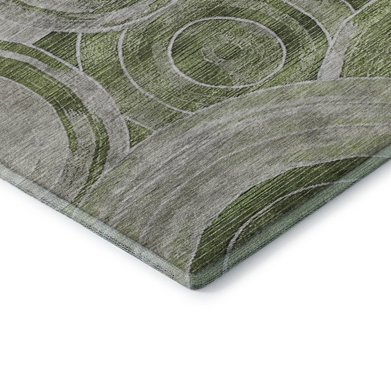 Premium Machine Washable Lubbers AMF1750 Geometric Rug, Rectangle 10' x 14'