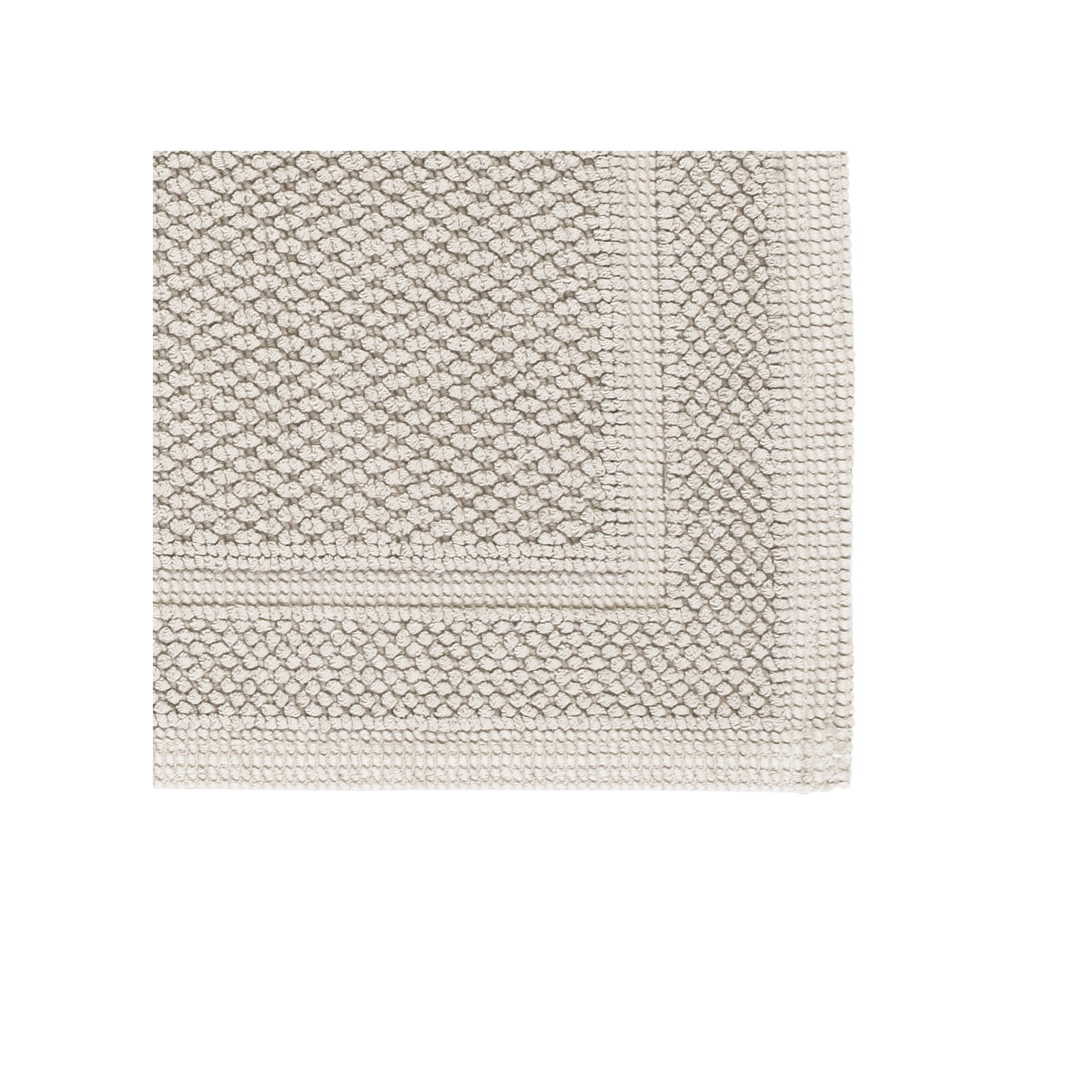 Tanglewood Cotton Non-Slip Bath Rug, Marble Tan