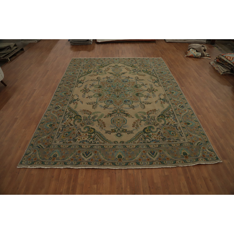 Handmade Wool Medallion Traditional Area Rug 10x13