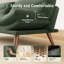 Canapé-lit futon convertible de 66 po avec dossier réglable à 3 niveaux et accoudoirs réglables à 6 niveaux, canapé-lit pour appartement, salon, vert-435966094-402667597