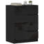 HOMCOM Modern Dresser 4 Drawers for Bedroom 60 x 40 x 85cm High Gloss Black