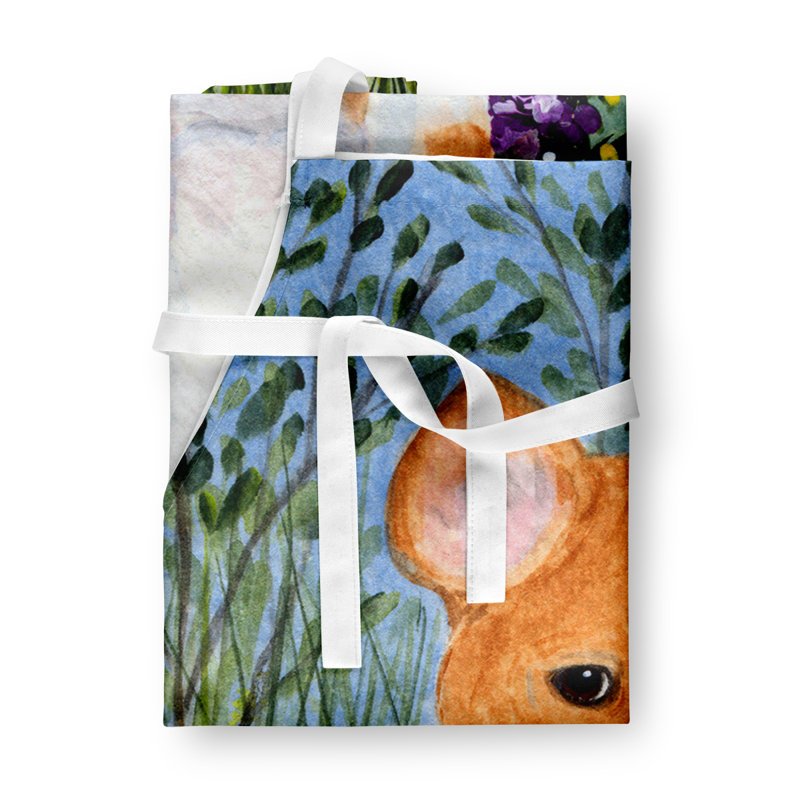 No Pattern Bib Apron