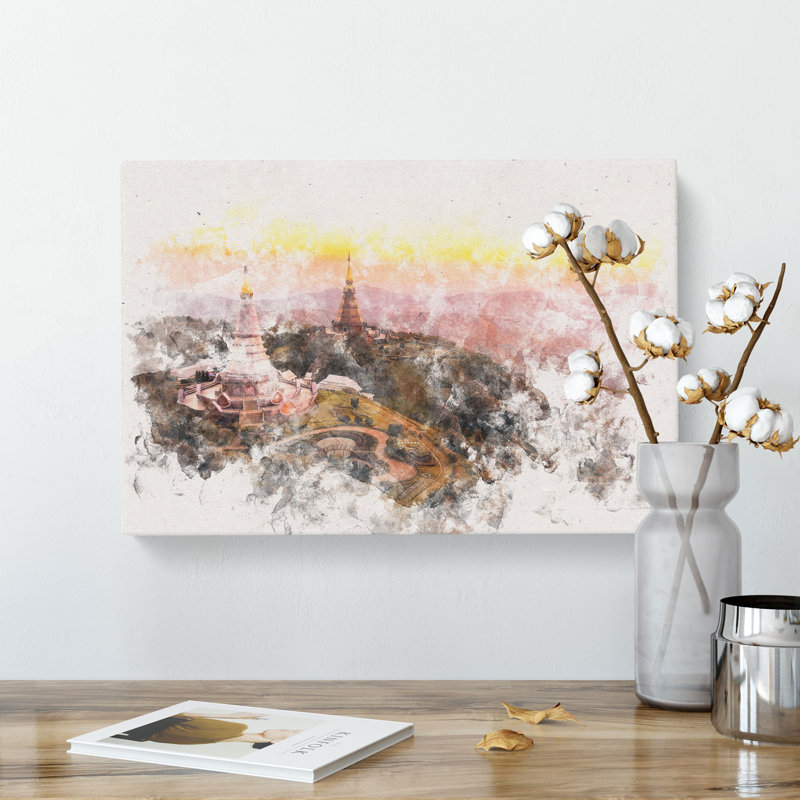 Doi Inthanon Ban Luang Thailand - Wrapped Canvas, 35cm H x 50cm W x 3cm D