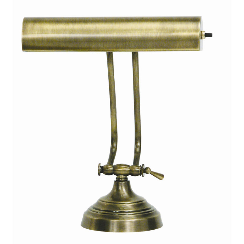 Advent Piano Table Lamp, Antique Brass