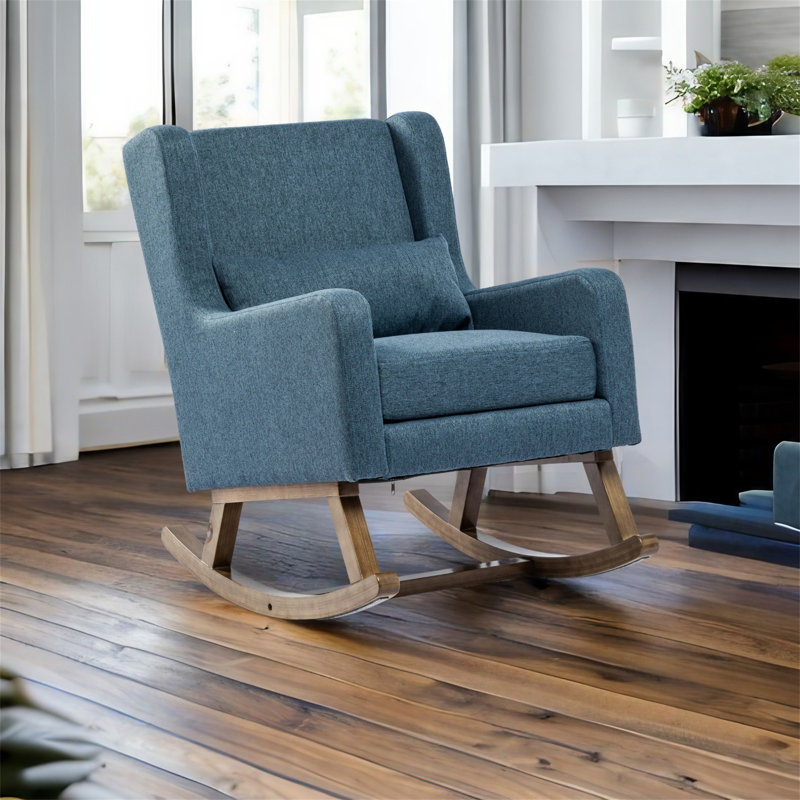 Chaise berçante Laprad, Bleu marine