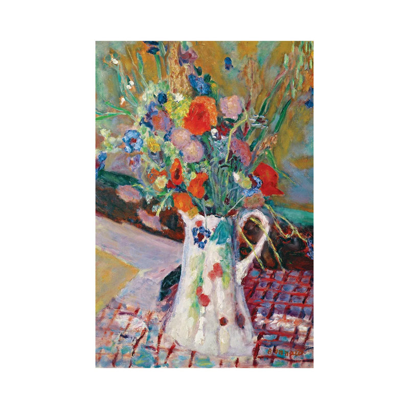 Bouquet Of Wild Flowers, 1922 by Pierre Bonnard - Wrapped Canvas Painting, 66.04cm H x 45.72cm W x 1.91 D
