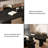 62.99"Nordic minimalist black solid wood dining table-1220037512