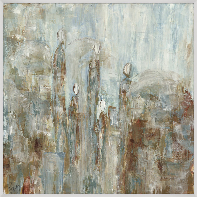 «Colorful Spirit», peinture sur toile encadrée