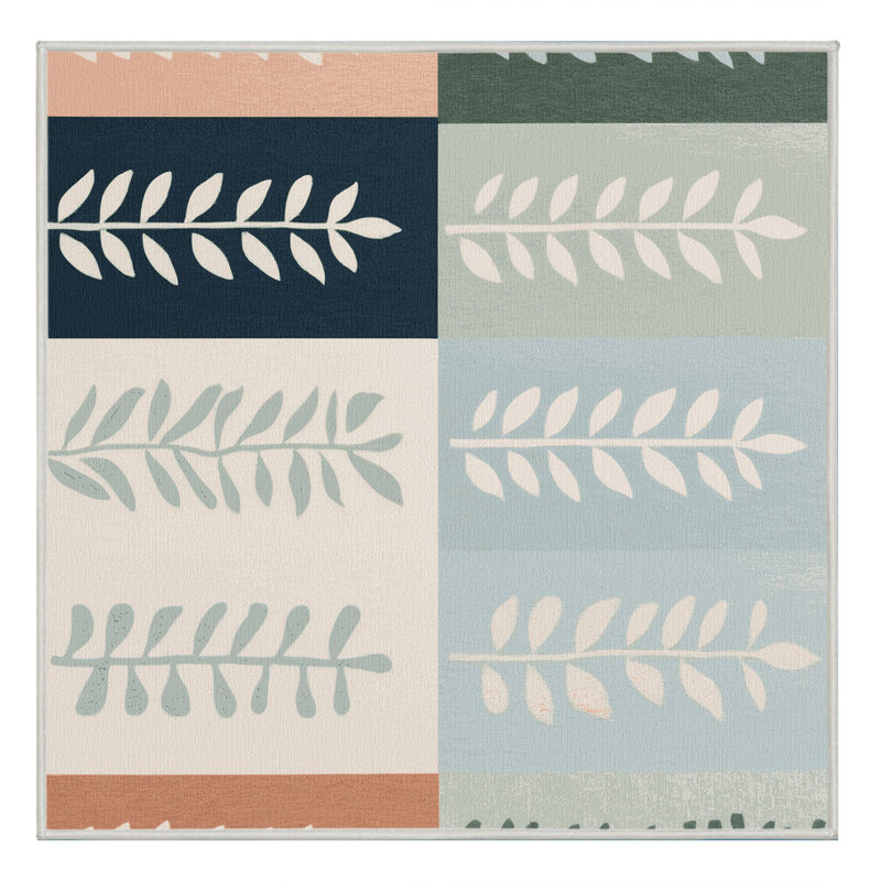 Tapis Pastel Grove, Carré 8 pi