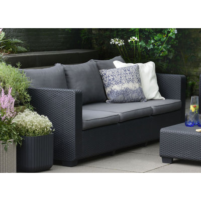 78.9'' Wide Patio Sofa with Sunbrella® Cushions