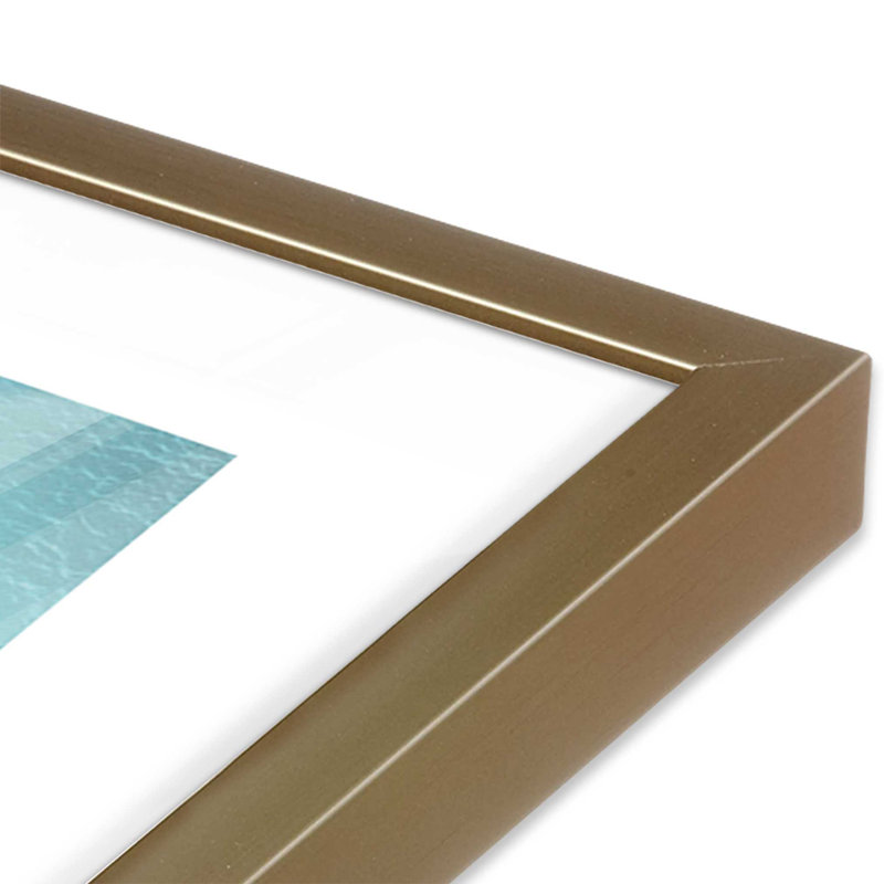 «Whispering Shore», reproduction d'art, H 13,75 po x l 13,75 po, Or brossé